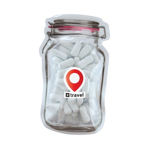 Mailing “weckpot” midi gevuld met snoep
