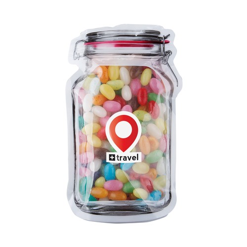 Mailing “weckpot” midi gevuld met snoep