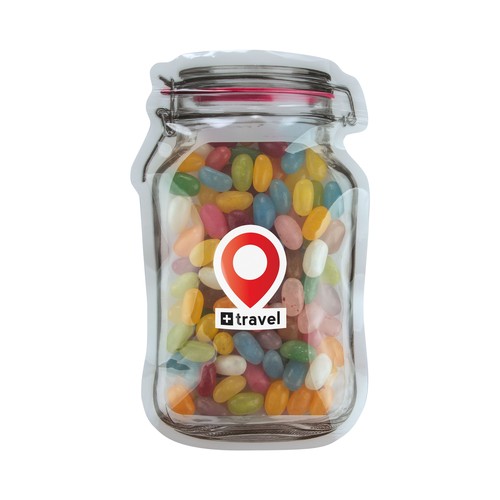 Mailing “weckpot” midi gevuld met snoep