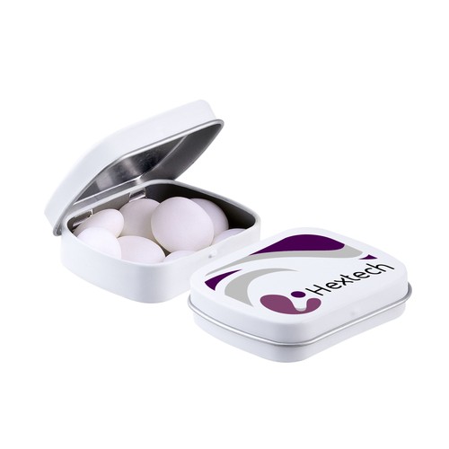 Mini scharnierblikje met Mentos mints