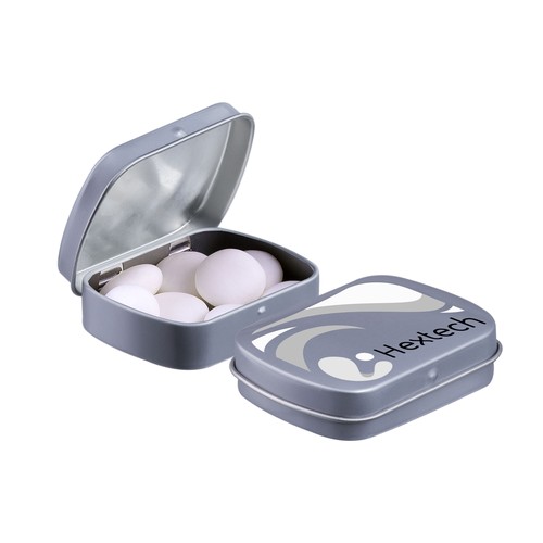 Mini scharnierblikje met Mentos mints