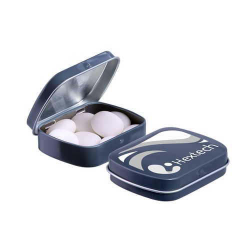 Mini scharnierblikje met Mentos mints