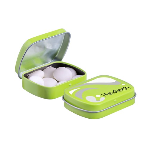 Mini scharnierblikje met Mentos mints