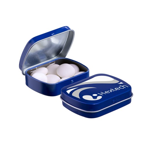 Mini scharnierblikje met Mentos mints