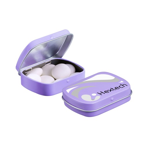 Mini scharnierblikje met Mentos mints