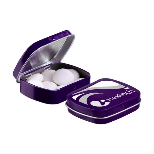 Mini scharnierblikje met Mentos mints