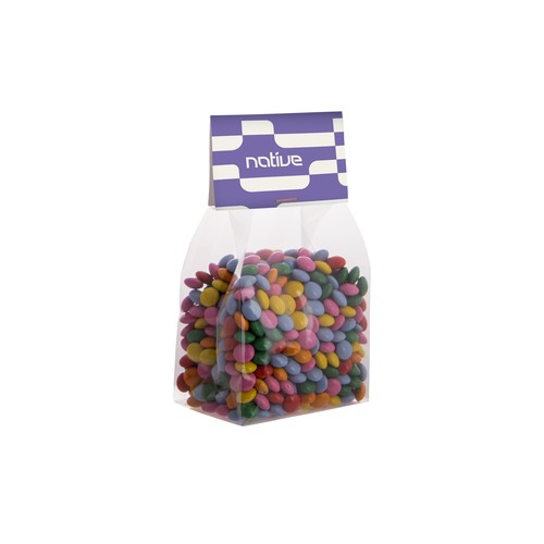 Blokzakje met kopkaartje en 150 gram snoep