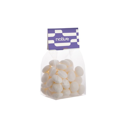 Blokzakje met kopkaartje en 150 gram snoep