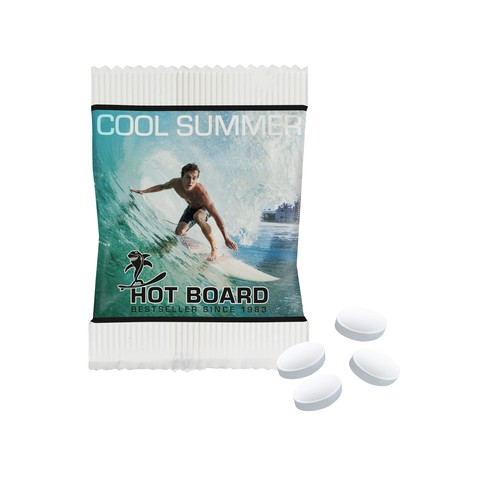 Papieren zakje met Cool-Ice pastilles