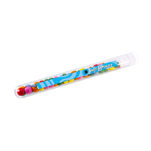 Reageerbuisje met mini choco’s