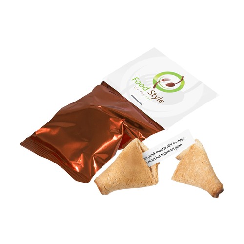 Gelukskoekje met een kopkaartje