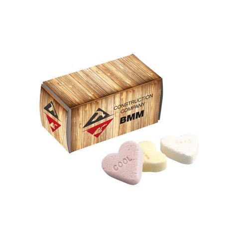 Container doosje gevuld met snoep