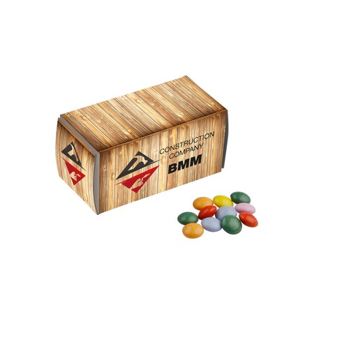 Container doosje gevuld met snoep