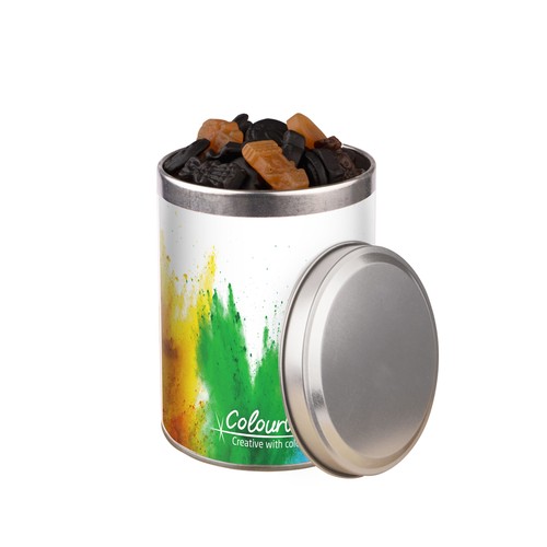 Medium rond blik, 0,9 liter