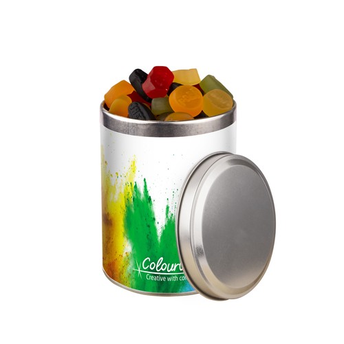 Medium rond blik, 0,9 liter