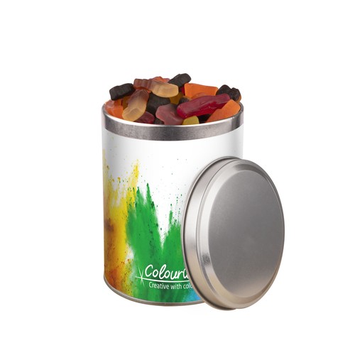 Medium rond blik, 0,9 liter