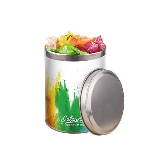 Medium rond blik, 0,9 liter