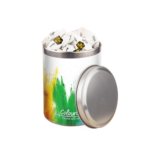 Medium rond blik, 0,9 liter