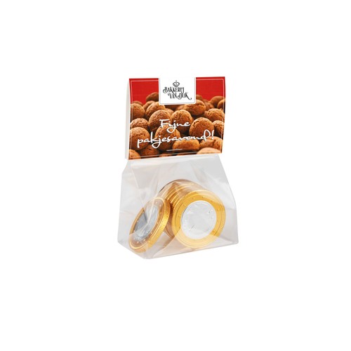 Blokzakje met kopkaartje en 50 gram snoep