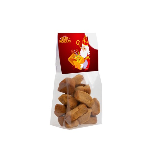 Blokzakje met kopkaartje en 50 gram snoep