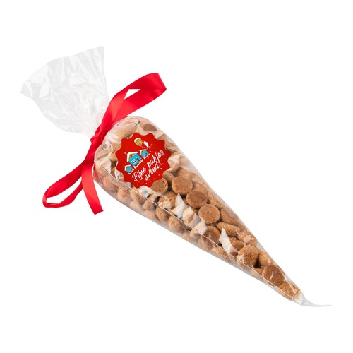 Puntzak gevuld met snoep