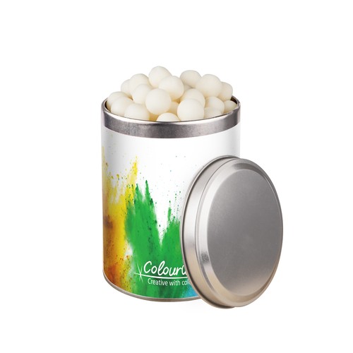 Medium rond blik, 0,9 liter