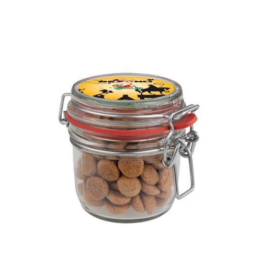 Weckpotje 0,25 liter, gevuld met snoep
