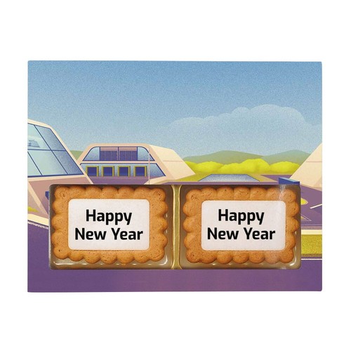 4 koekjes in een doosje