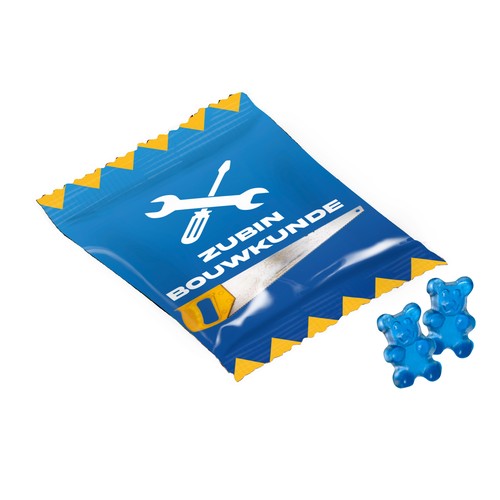 Vruchtengummie beertjes in 1 kleur