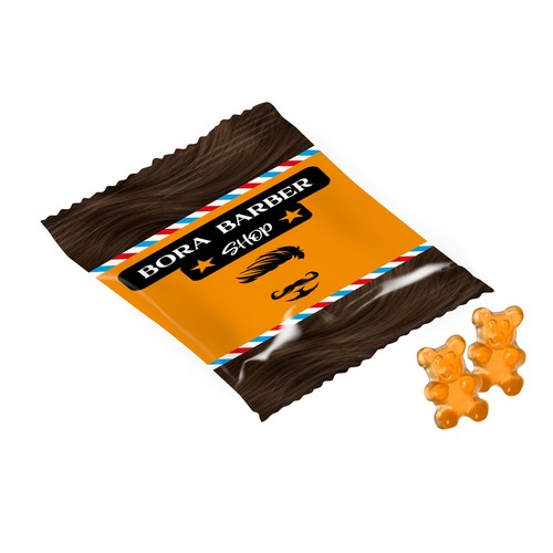 Vruchtengummie beertjes in 1 kleur