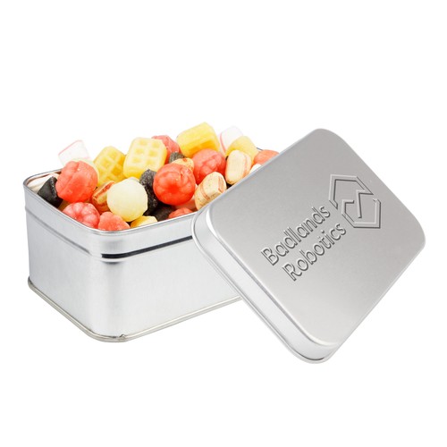 Rechthoekig blik met embossing