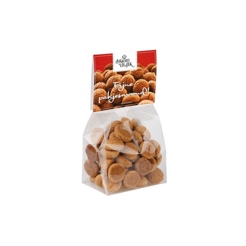 Blokzakje met kopkaartje en 50 gram snoep