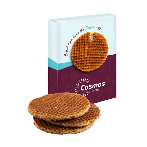 Doosje met 3 roomboter stroopwafels