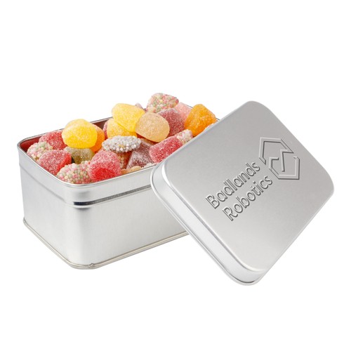 Rechthoekig blik met embossing