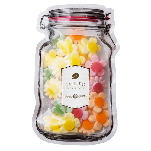 Mailing “weckpot” maxi gevuld met snoep