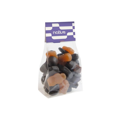 Block bag with head card and 150 grams of candy