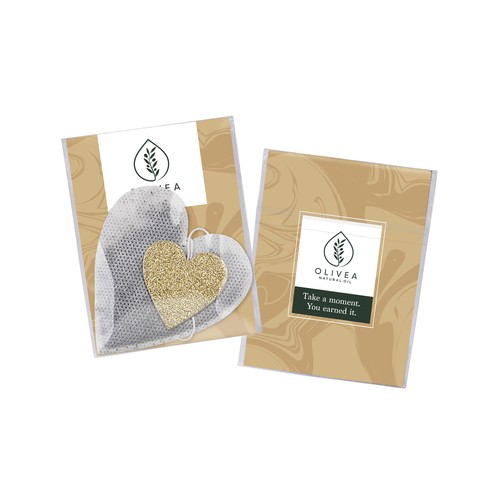 Tea bags in special shapes