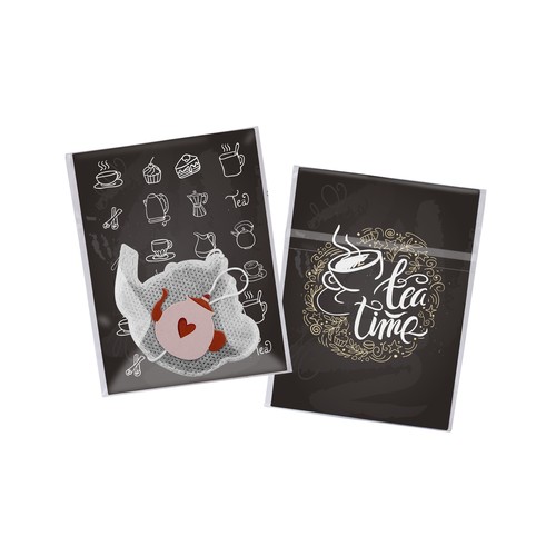 Tea bags in special shapes