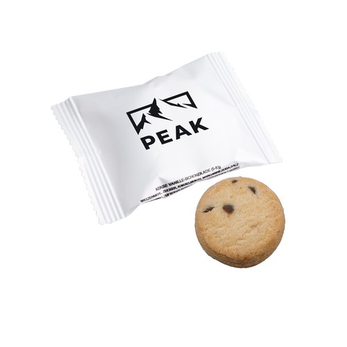 Individueel verpakt koekje in bedrukte folie