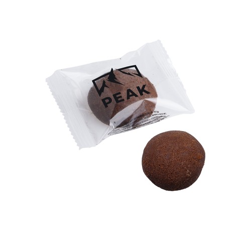 Individueel verpakt koekje in bedrukte folie