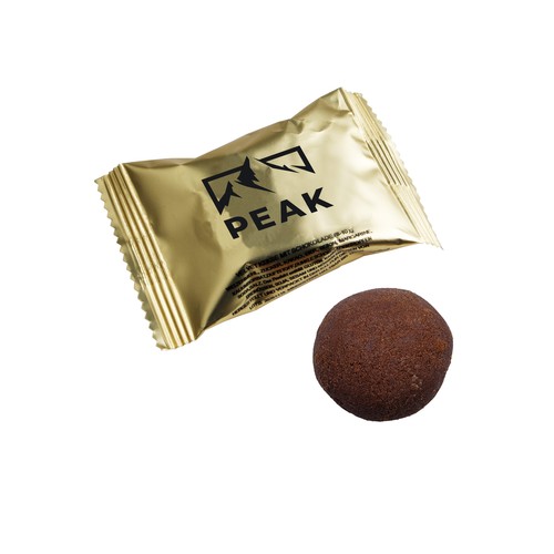 Individueel verpakt koekje in bedrukte folie