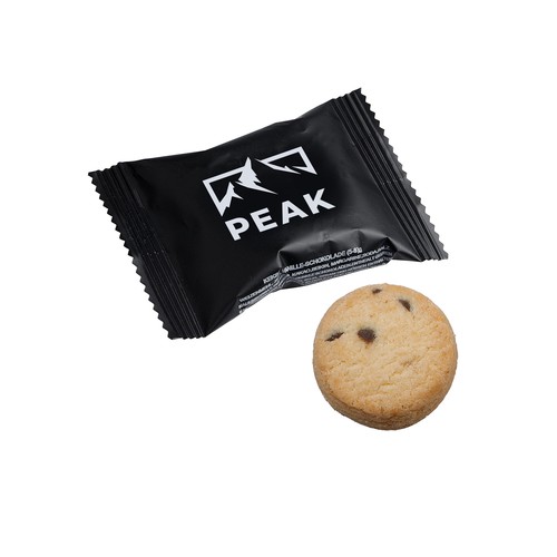 Individueel verpakt koekje in bedrukte folie
