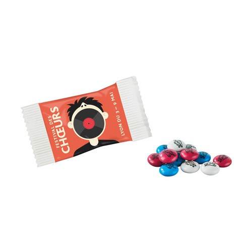 Gepersonaliseerde M&M&rsquo;S in papieren zakje
