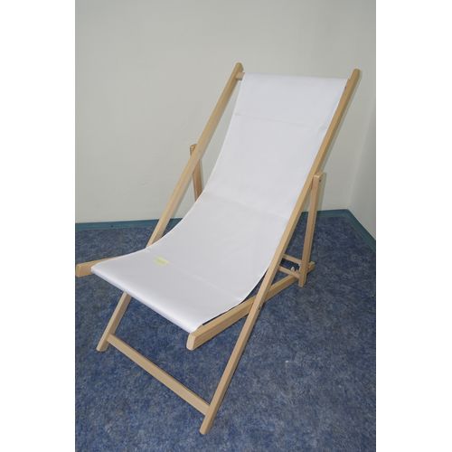 Deckchair without armrest