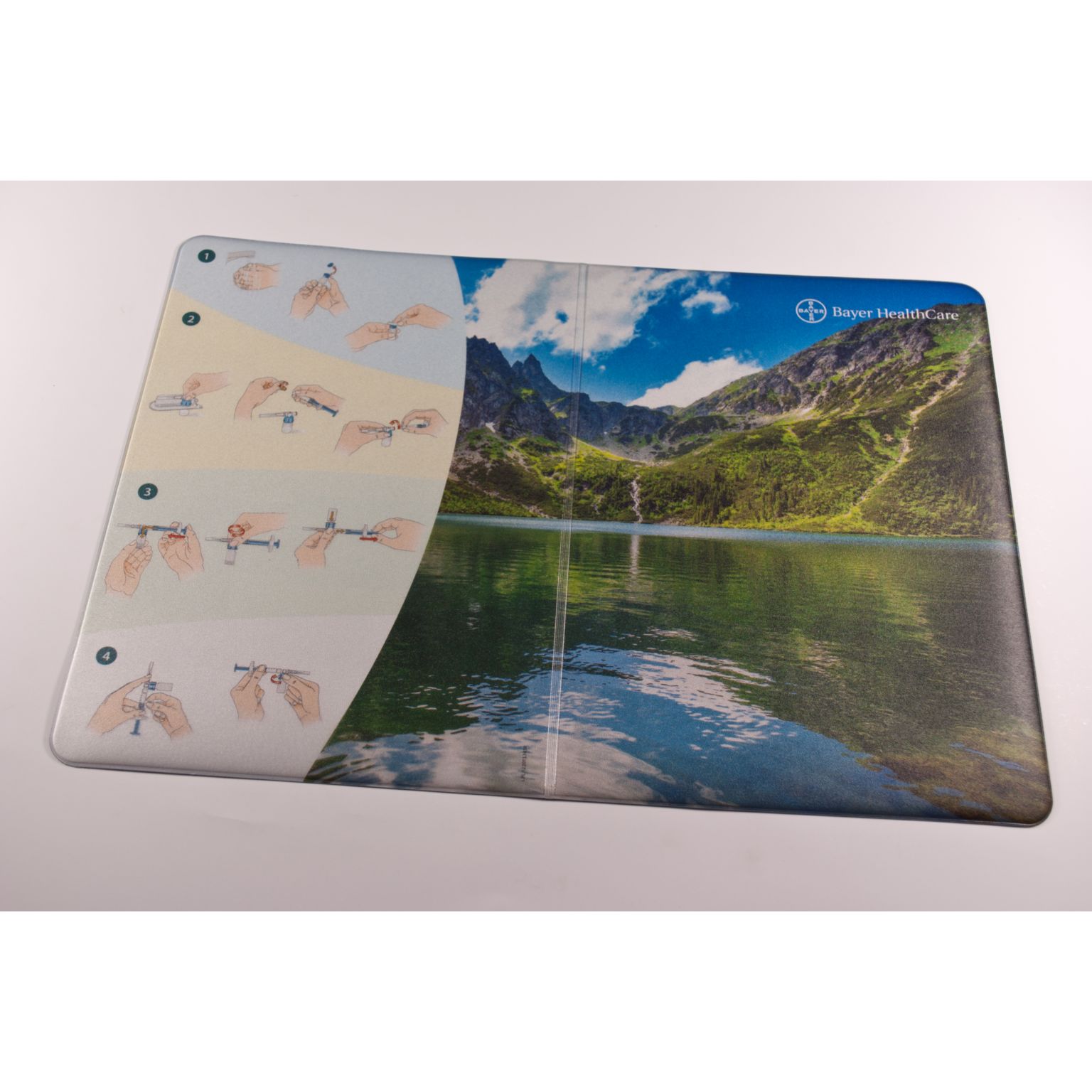 Sous-mains pliables, sous-mains avec des pochettes ou une couverture ouvrable - 2