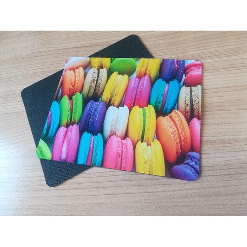 TAPIS DE SOURIS EN TISSU PERSONNALISÉ AVEC SUBLIMATION ET CAOUTCHOUC