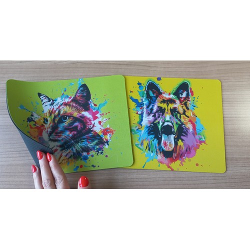 TAPIS DE SOURIS EN TISSU AVEC SUBLIMATION ET CAOUTCHOUC - 2