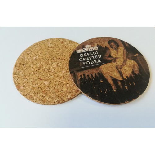 SOUS-VERRES ECO EN LIÈGE  AVEC IMPRESSION - 2