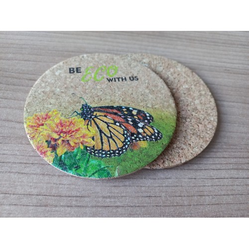 SOUS-VERRES ECO EN LIÈGE  AVEC IMPRESSION - 4