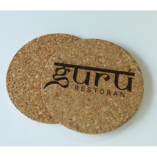SOUS-VERRES ECO EN LIÈGE AVEC GRAVURE LASER - 2